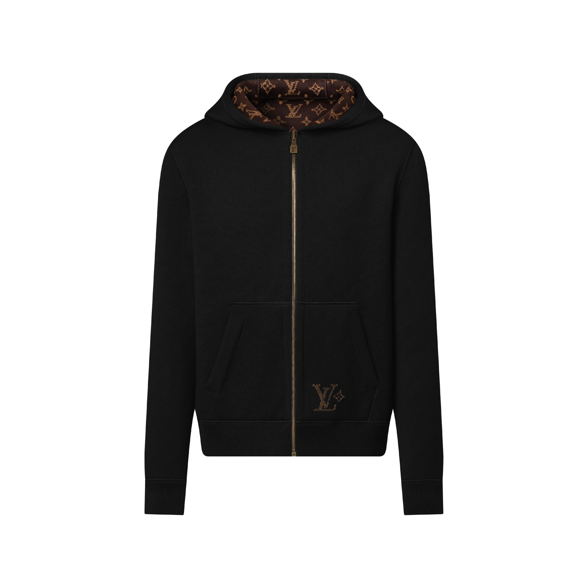 美品　LOUIS VUITTON リバーシブルダブルフェイスフーデッドブルゾン Monogram Reversible Double Face Hooded Blouson - Ready-to-Wear